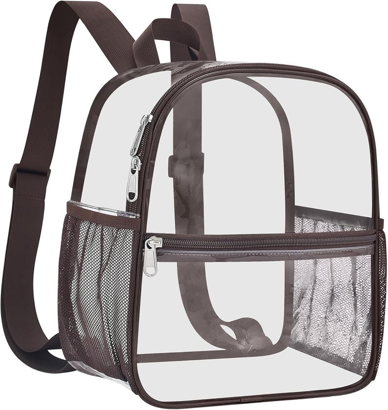 USPECLARE Clear Backpack Stadium Approved 12X11x6, Waterproof Clear Bag Stadium Backpack for Concert Work Sport Event - Image 1
